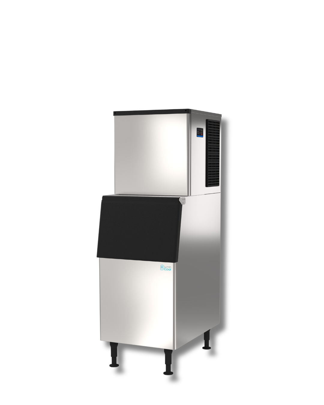 Lumin Cool-IM530 Air Cooled Ice Machine – Half Size Cubes | 500 lb/24hrs, 375 lb Storage