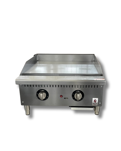 Countertop Thermostat Griddle with safety valve 24" HZ-G24-T