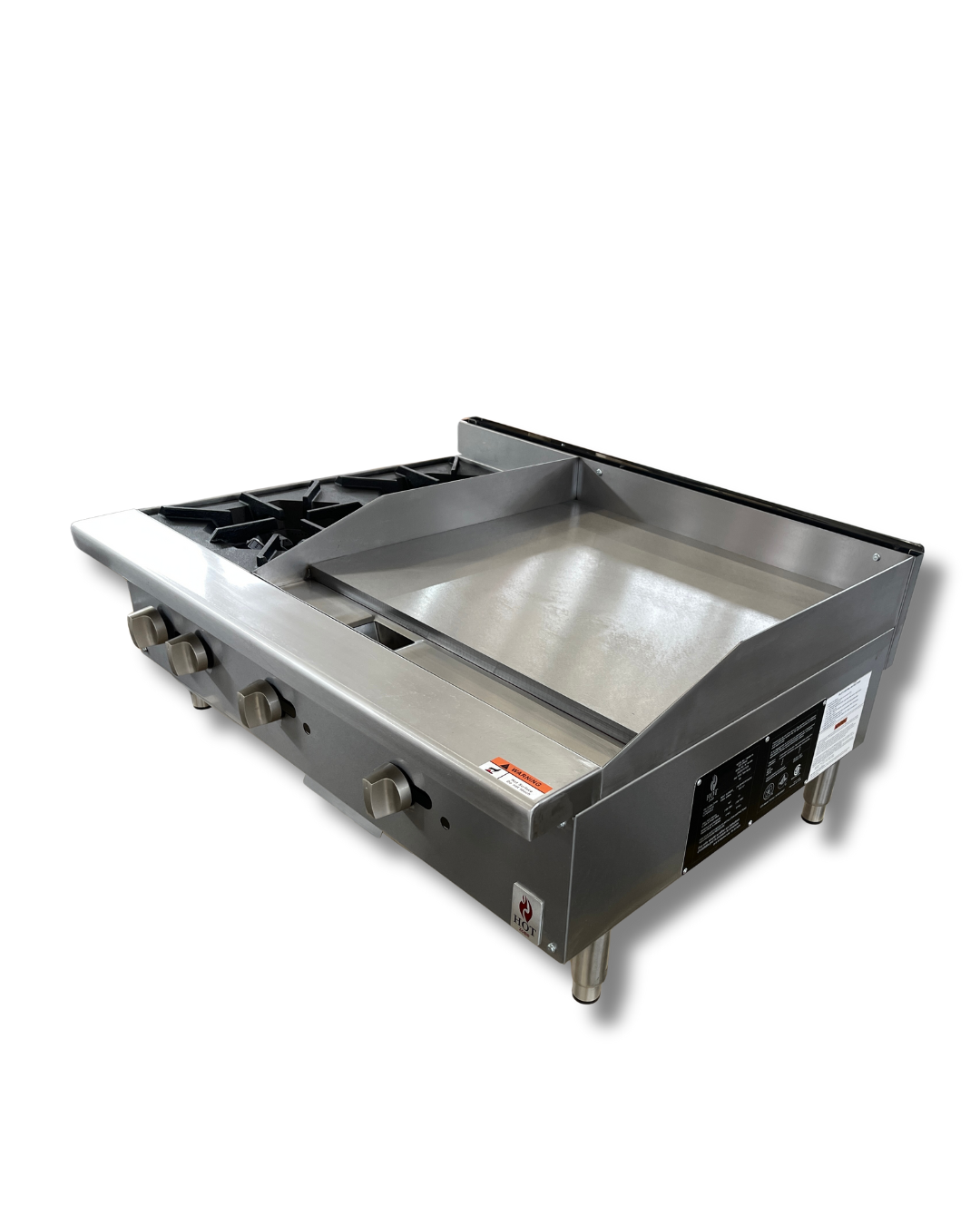 Countertop Gas Combination Hot plate  and Griddle 24"-HZC-12H12G