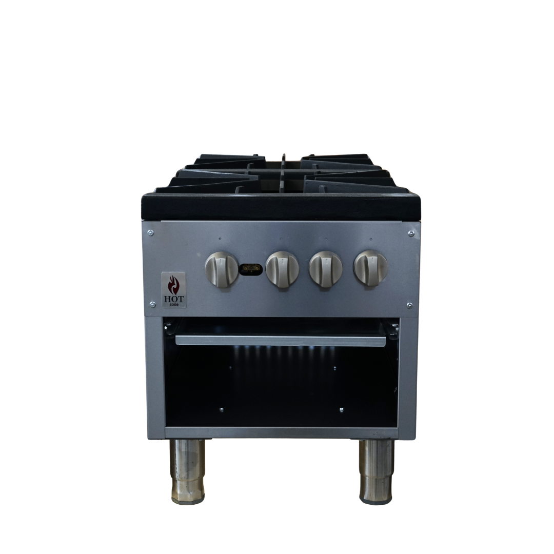 2-Burners Gas Stock Pot Range HZ-SP-2