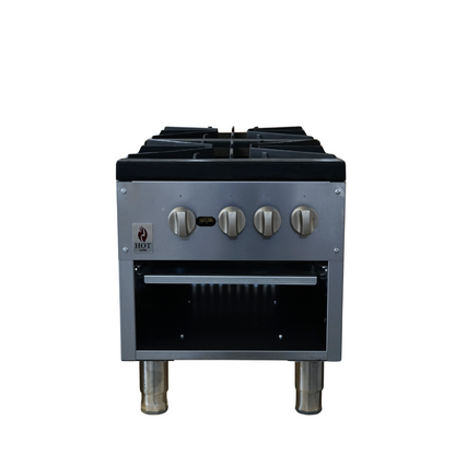 2-Burners Gas Stock Pot Range HZ-SP-2